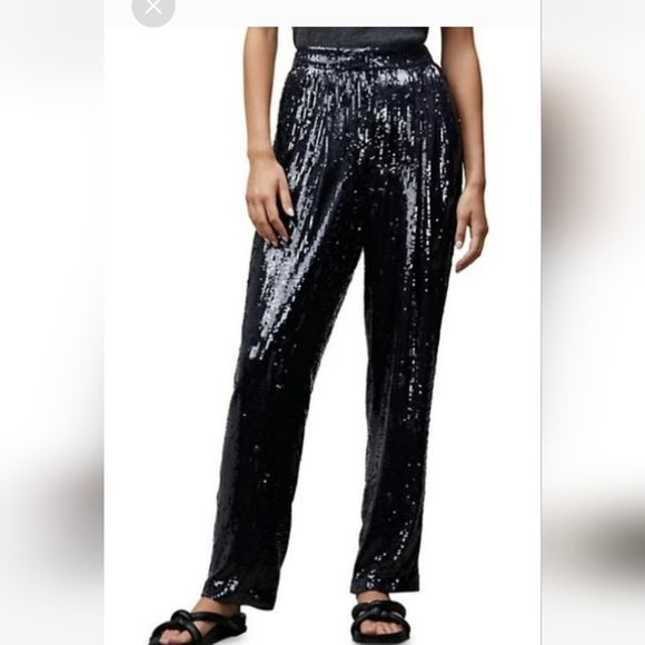 Lafayette 148 New York Sequined Pants Medium NWT - Picture 1 of 8